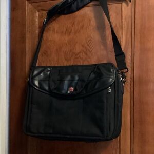 Swiss Gear Black Laptop Messenger Bag